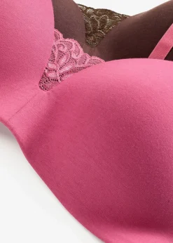 Schalen-BH ohne Bügel mit Baumwolle (2er Pack)