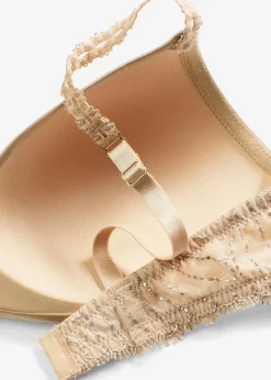 Schalen-BH ohne Bügel mit zarter Stickerei