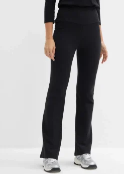 Schlaghose aus Bio-Baumwolle mit Stretch