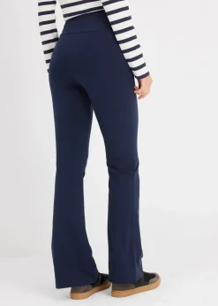 Schlaghose aus Bio-Baumwolle mit Stretch