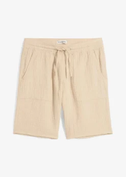 Schlupf-Bermuda aus Musselin