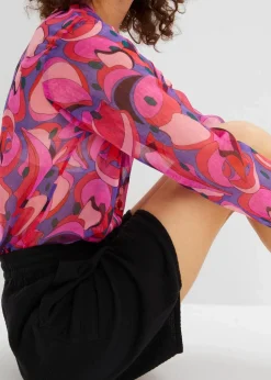 Schlupf-Bermuda aus Musselin