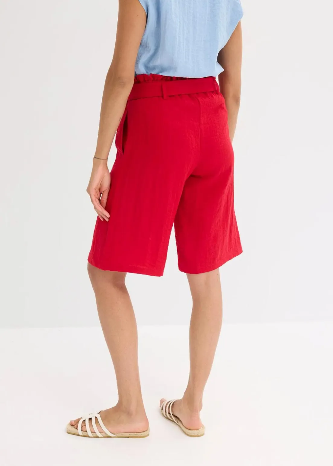 Schlupf-Bermuda aus Viskose-Mix