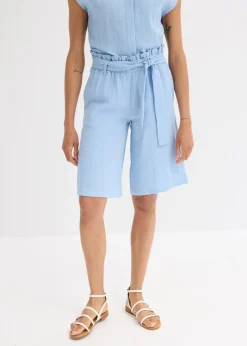 Schlupf-Bermuda aus Viskose-Mix