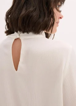 Schlupfbluse aus fließendem Satin