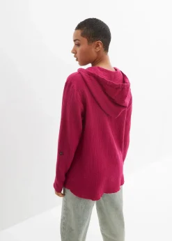 Schlupfbluse aus luftigem Musselin