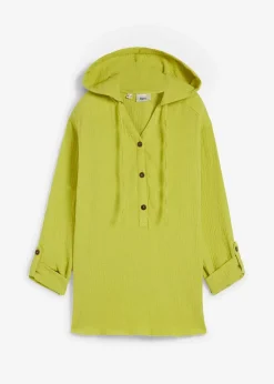 Schlupfbluse aus luftigem Musselin