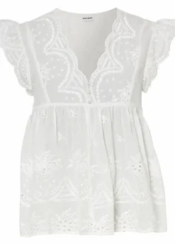 Schlupfbluse aus reiner Baumwolle