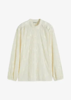 Schlupfbluse aus reiner Baumwolle