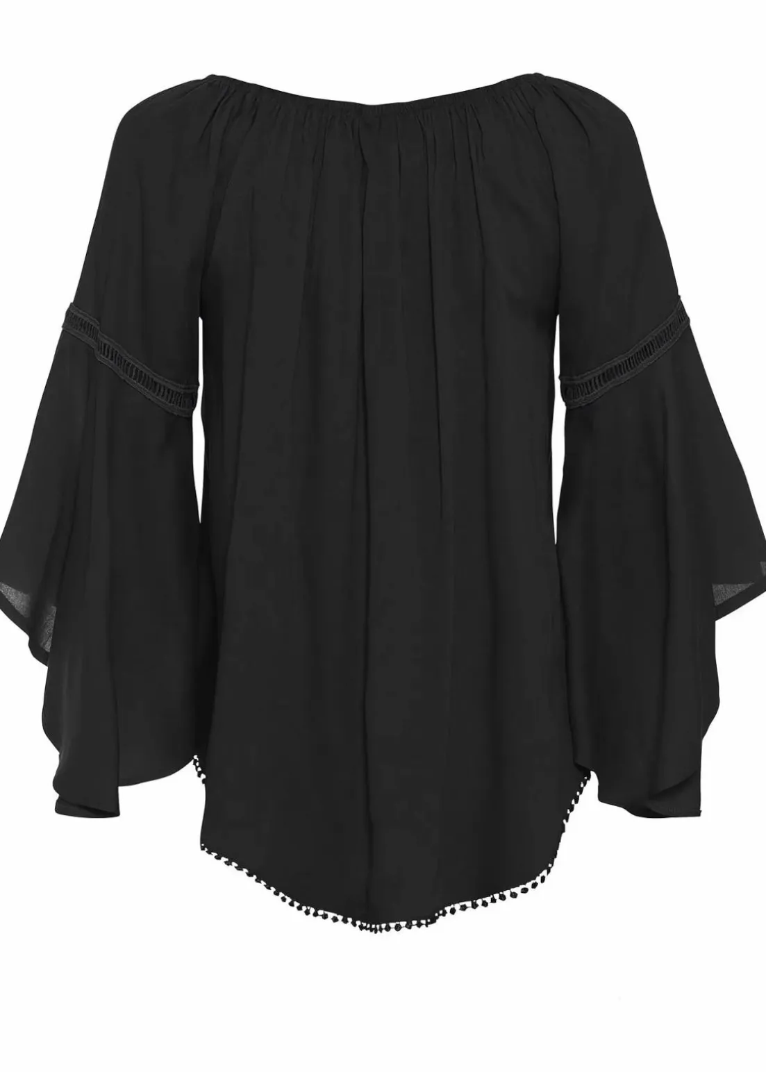 Schlupfbluse aus reiner Viskose