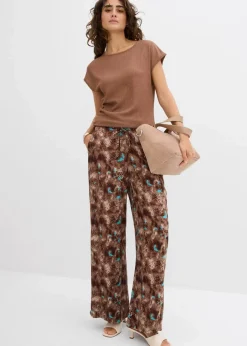 Schlupfhose aus fließender Viskose