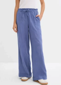 Schlupfhose aus luftigem Musselin