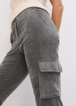 Schlupfhose aus Samt-Cord