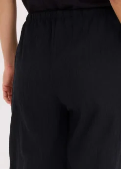 Schlupfhose aus strukturiertem Crinkle