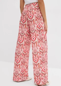 Schlupfhose aus strukturiertem Crêpe