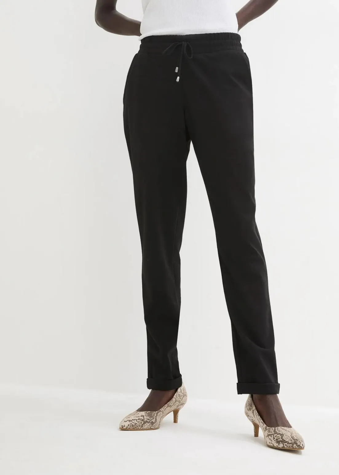 Schlupfhose aus Viskose-Mix