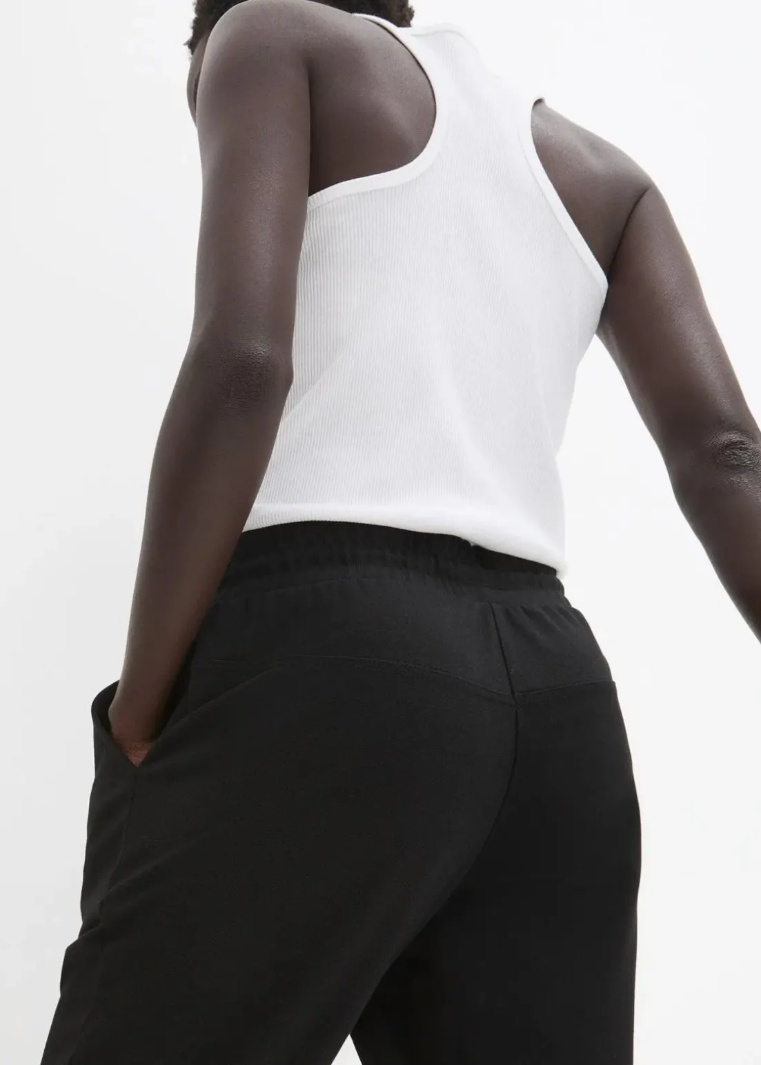 Schlupfhose aus Viskose-Mix