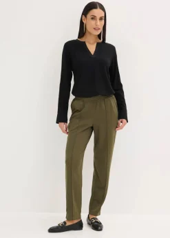 Schlupfhose mit Biese