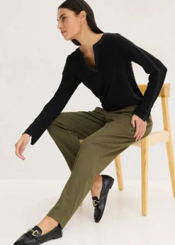 Schlupfhose mit Biese