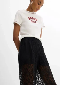 Schlupfhose mit Spitze