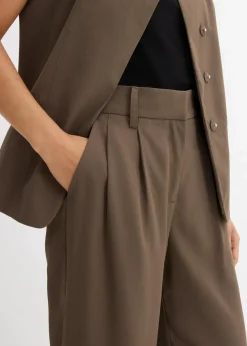 Schlupfhose mit Twill-Struktur