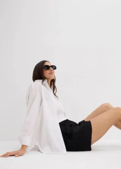 Schlupf-Shorts aus fließender Viskose