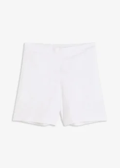 Schlupf-Shorts aus luftigem Leinen-Mix