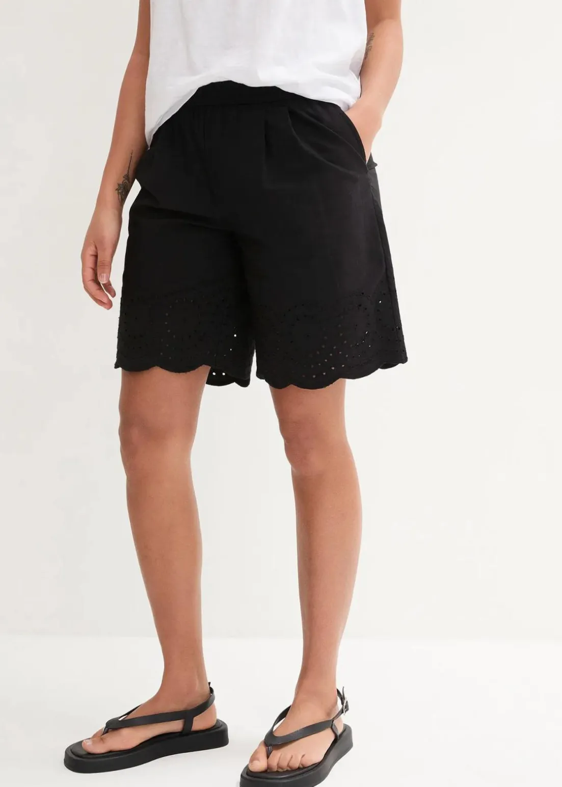 Schlupf-Shorts aus reiner Baumwolle