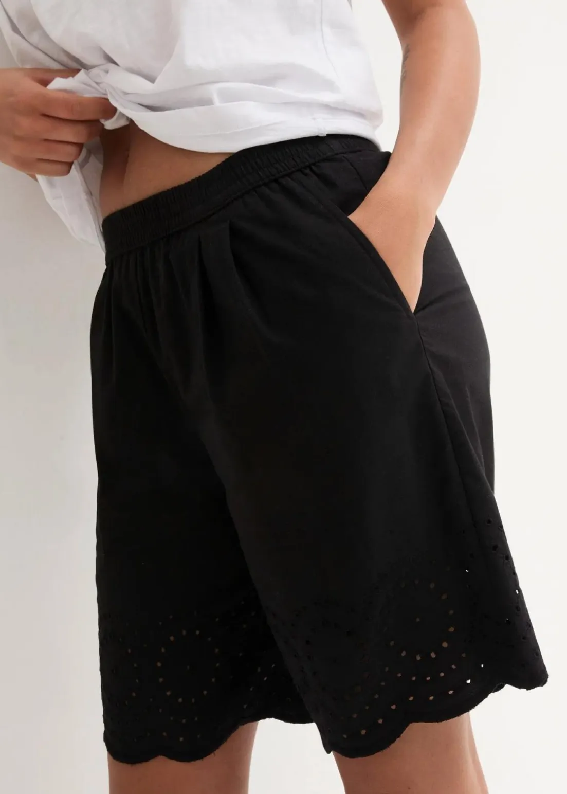 Schlupf-Shorts aus reiner Baumwolle