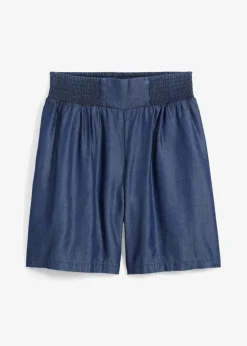 Schlupf-Shorts mit Smockbund