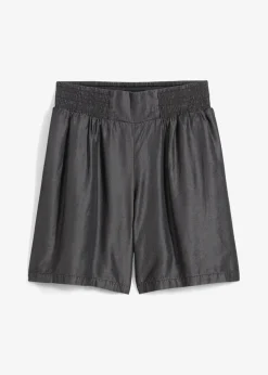 Schlupf-Shorts mit Smockbund