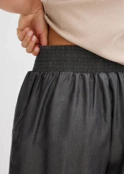 Schlupf-Shorts mit Smockbund