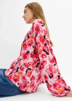 Schluppenbluse aus Chiffon