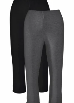 Schmal geschnittene Capri-Leggings (2er Pack)