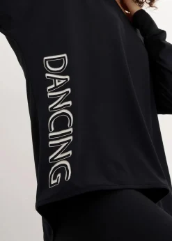 Schnelltrocknendes Sport-Shirt mit Retro-Print