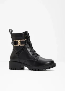 Schnürboots mit Schnalle