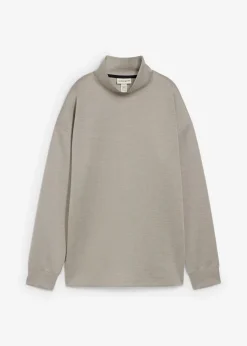 Scuba-Shirt mit Stehkragen