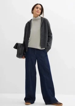 Scuba-Shirt mit Stehkragen