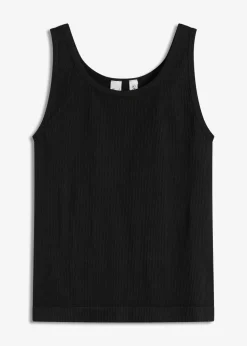 Seamless Longtop aus Rippe