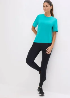 Shaping-Sport-Leggings aus stabilem Baumwollgrifff