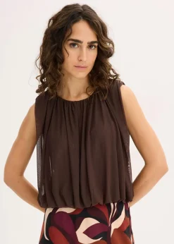 Shirt aus feinem Mesh