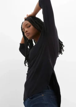 Shirt aus fließendem Viskose-Mix