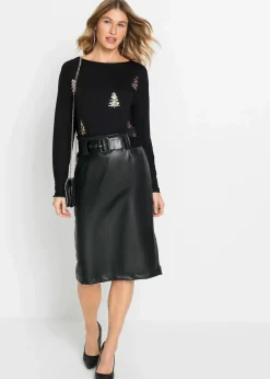 Shirt aus fließendem Viskose-Mix