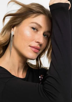 Shirt aus fließendem Viskose-Mix