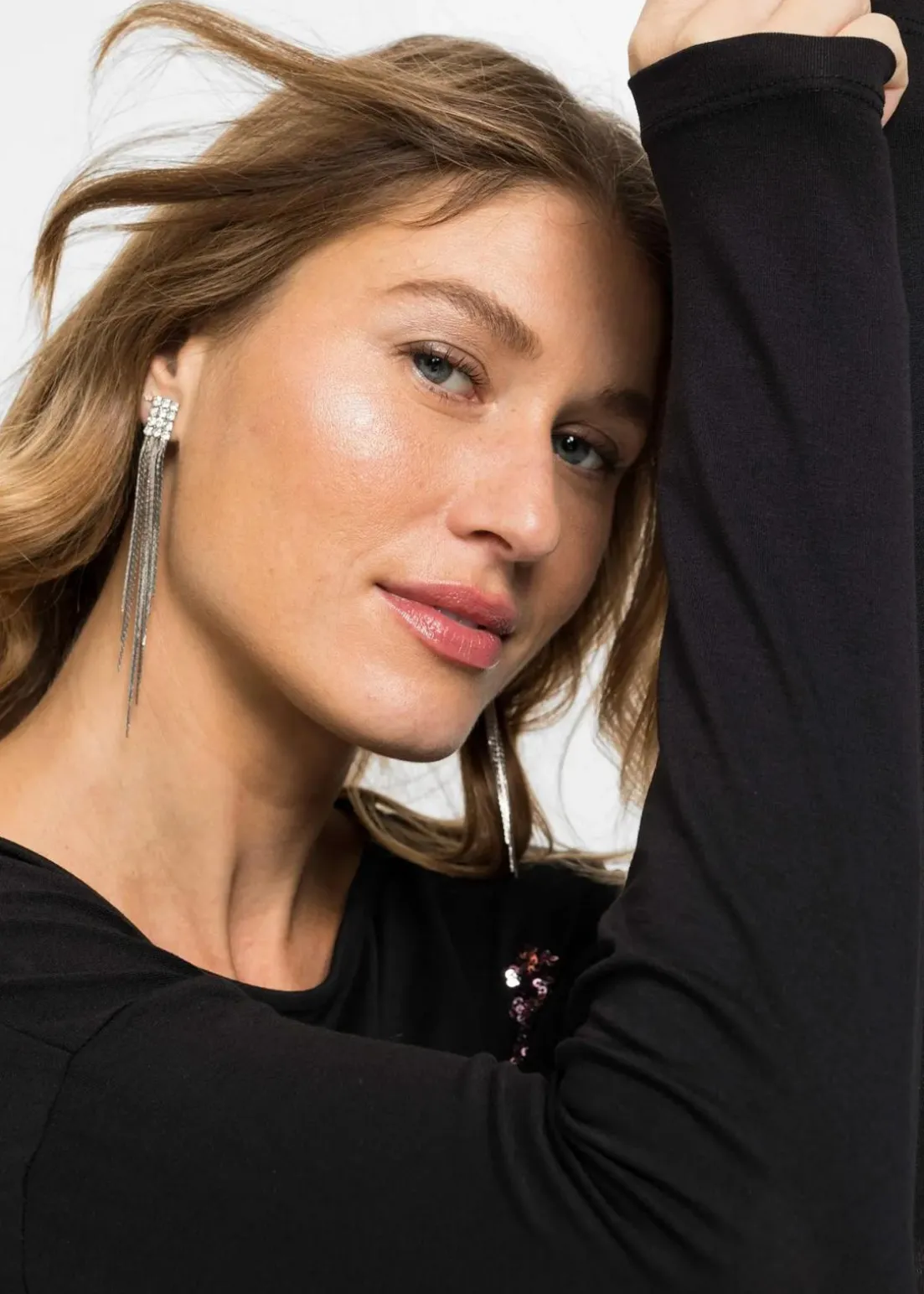 Shirt aus fließendem Viskose-Mix