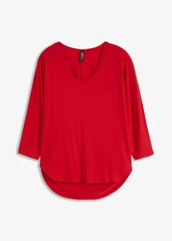 Shirt aus fließendem Viskose-Mix