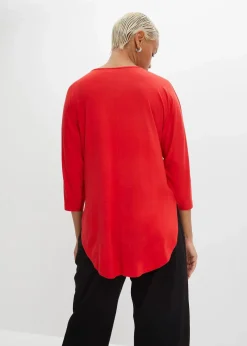 Shirt aus fließendem Viskose-Mix