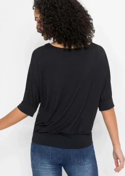 Shirt aus fließendem Viskose-Mix