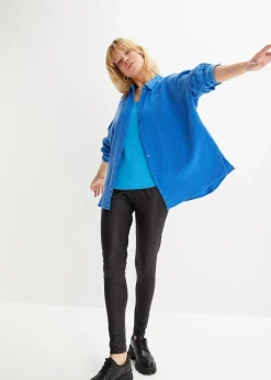 Shirt aus fließendem Viskose-Mix