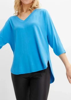 Shirt aus fließendem Viskose-Mix